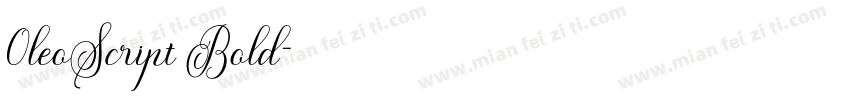 0leoScript Bold字体转换